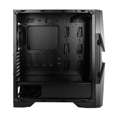 DA601 - Midtowermodel - uitgebreide ATX - geen voeding - USB/Audio - zwart