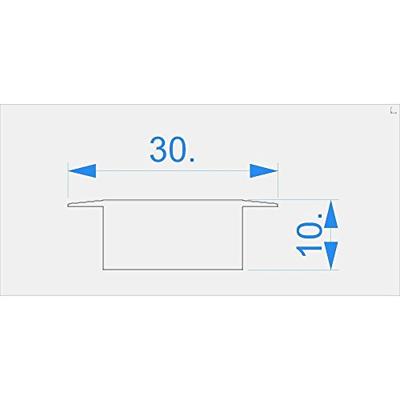Deko Light 981011 I-ET-05-12 Eindkappen-set Kunststof 1 stuk(s)