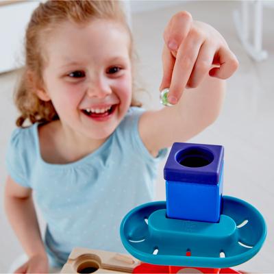 Hape Quadrilla houten knikkerbaan - cliffhanger Hape Quadrilla houten knikkerbaan - cliffhanger
