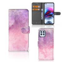 Hoesje Motorola Moto G100 Pink Purple Paint - thumbnail