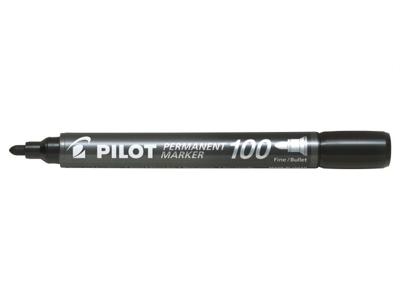 Permanente markeerstift Pilot Sca-100 Zwart (12 Stuks) Permanente markeerstift Pilot Sca-100 Zwart (12 Stuks)