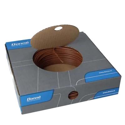 VD draad Donne VD installatiedraad 2,5mm Bruin rol 100 meter ECA
