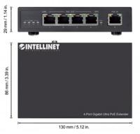 Intellinet 561617 PoE-extender 10 / 100 / 1000 MBit/s IEEE 802.3af (12.95 W), IEEE 802.3at (25.5 W), IEEE 802.3bt - thumbnail