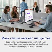 DELL KM555 toetsenbord Inclusief muis Universeel RF-draadloos + Bluetooth QWERTY US International Zw - thumbnail