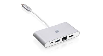 IOGEAR USB-C 4-in-1 4K meerpoorts adapter, GUH3C3PD