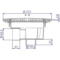 Aquareva bodemput - zwart - thumbnail