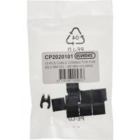 Elvedes kabelclips duo zwart 5+2,5mm(di2) (x10) cp2020101 - thumbnail