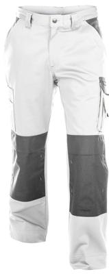DASSY broek boston p/k 245gr wit/grijs 58