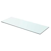 VidaXL Wandschap transparant 70x25 cm glas - thumbnail