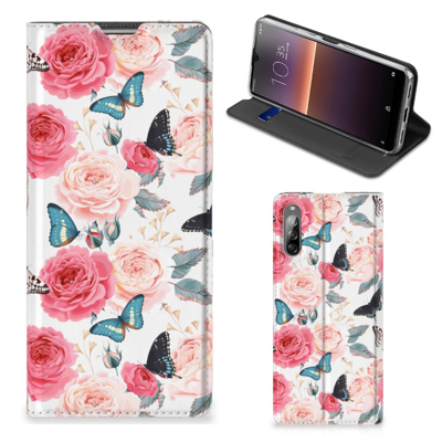Sony Xperia L4 Smart Cover Butterfly Roses Sony Xperia L4 Smart Cover Butterfly Roses