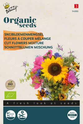 Organic Snijbloemenmengsel (Bio) zaden Buzzy - Buzzy