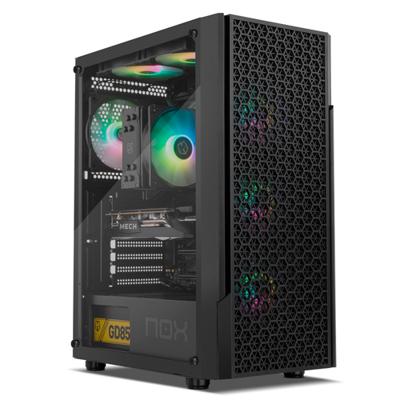 ATX Semi-toren BehuizingNox-Xtreme NXINFTYBETA Zwart - thumbnail