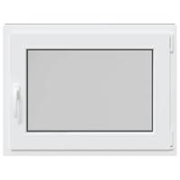 Kelderraam "RISOR" 80x50 cm draai-kiep DIN rechts antraciet - thumbnail