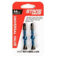 STANS Stan&apos;s valve stem aluminium (pair) - universal, presta - blue - 44mm - thumbnail