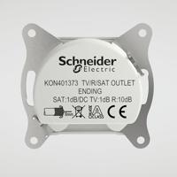 Schneider Electric EPH3570121D Televisie, radio, satelliet Asfora Wit (RAL 9003) 1 stuk(s) - thumbnail