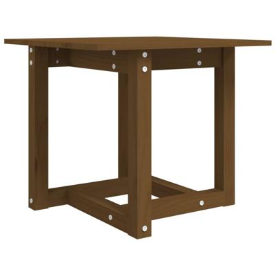 Salontafel 50x50x45 cm massief grenenhout honingbruin