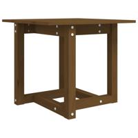 Salontafel 50x50x45 cm massief grenenhout honingbruin - thumbnail