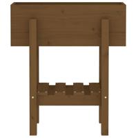 Plantenbak 62x30x69 cm massief grenenhout honingbruin - thumbnail