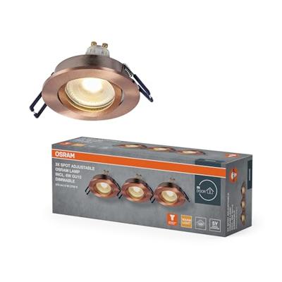 OSRAM HOMELIGHTING 4058075853577 Plafondspot, LED-plafondspot GU10