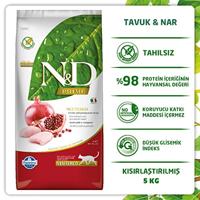 FARMINA N&D Prime Neutered Chicken&Pomegranate Adult - droog kattenvoer - 5 kg - thumbnail