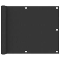 VidaXL Balkonscherm 75x300 cm oxford stof antraciet - thumbnail
