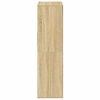 Boekenkast 66x31x112 cm bewerkt hout sonoma eikenkleurig - thumbnail
