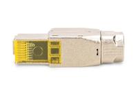 DIGITUS DN-93838 – Netwerkconnector Cat 8.1 – 1 stuk – 360° Afgeschermd – RJ45 Veldconnector Cat-8.1 – Montage zonder gereedschap – 2000 MHz – 25/40GBase-T – 40 Gbit/s – AWG 26/7 tot AWG 22/1 - thumbnail