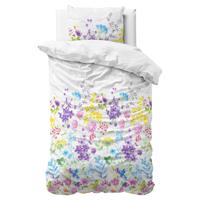 Sleeptime Elegance Denise - Wit Dekbedovertrek 1-persoons (140 x 200/220 cm + 1 kussensloop) Dekbedovertrek - thumbnail