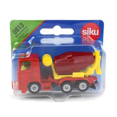 Siku 0813 Cement mixer 8,3cm rood/geel
