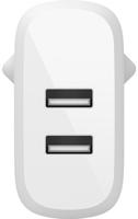 Belkin BOOSTCHARGE 2-poorts USB-A wandlader + Lightning/USB-A kabel oplader - thumbnail