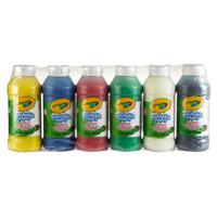 Crayola vingerverf afwasbaar, 6 kleuren - thumbnail