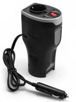 Technaxx TE13 Omvormer 200 W 12 V/DC - 230 V/AC, 5 V/DC Past in bekerhouder - thumbnail