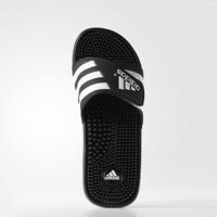 Adidas Adissage Slipper zwart wit - thumbnail