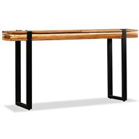 Wandtafel verstelbaar massief gerecycled hout - thumbnail