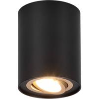 LED Plafondspot - Trion Cosmin - GU10 Fitting - Rond - Mat Zwart - Aluminium - thumbnail