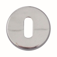 HDD Pro Sleutelplaatje Rond Klikrozas 45 Mm Chrome - thumbnail