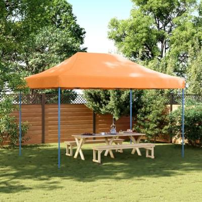 VidaXL Partytent inklapbaar pop-up 410x279x315 cm oranje VidaXL Partytent inklapbaar pop-up 410x279x315 cm oranje