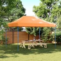 VidaXL Partytent inklapbaar pop-up 410x279x315 cm oranje - thumbnail