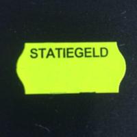 Etiket 2612 fluor geel perm STATIEGELD - thumbnail