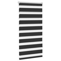 Duo Rolgordijn 80x150cm Zwart - thumbnail