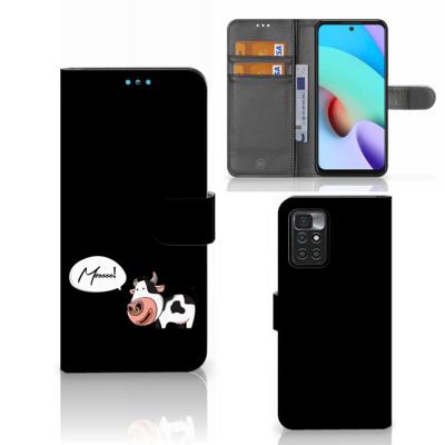Xiaomi Redmi 10 Leuk Hoesje Cow Xiaomi Redmi 10 Leuk Hoesje Cow