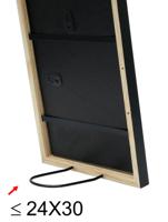 Deknudt S41JL2_29,7X42,0 Wissellijst Papierformaat: DIN A3 (b x h x d) 311 x 434 x 14 mm Zwart - thumbnail