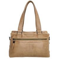 Hide & Stitches Porto Handbag-Taupe - thumbnail