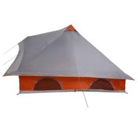 Familie Tipi Tent met dak Grijs en Oranje 358 x 296 x 258 cm - thumbnail
