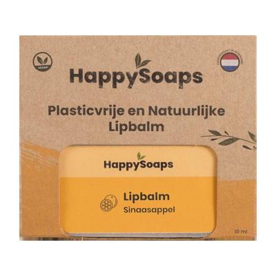 Happysoaps Lipbalm sinaasappel 10 Gram