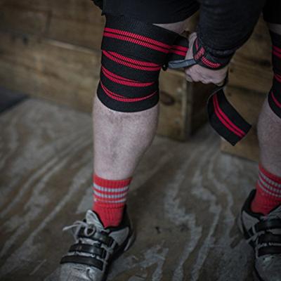 Knee Wraps Red Line 1 paar
