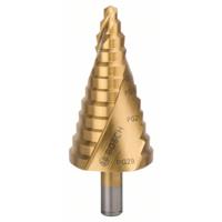 Bosch Accessories 2608587435 2608587435 HSS Getrapte boor Gezamenlijke lengte 93 mm TiN 3 vlakken schacht 1 stuk(s) - thumbnail