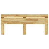 Hoofdbord 180 cm massief hout eiken - thumbnail