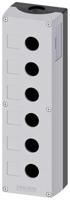 Siemens 3SU1806-0AA00-0AB1 Lege behuizing 6 inbouwplaatsen (l x b x h) 280 x 85 x 64 mm Grijs 1 stuk(s) - thumbnail
