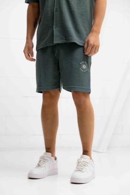 Pure Path Bouclé Sweat Korte Broek Heren Groen - Maat XXL - Kleur: Groen | Soccerfanshop